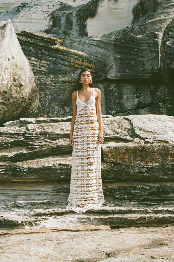 Dusk Till Dawn Knitted Crochet Dress